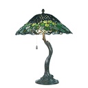 Lampe de table Tiffany Vert Ø 47x58 cm E27/max 2x60W