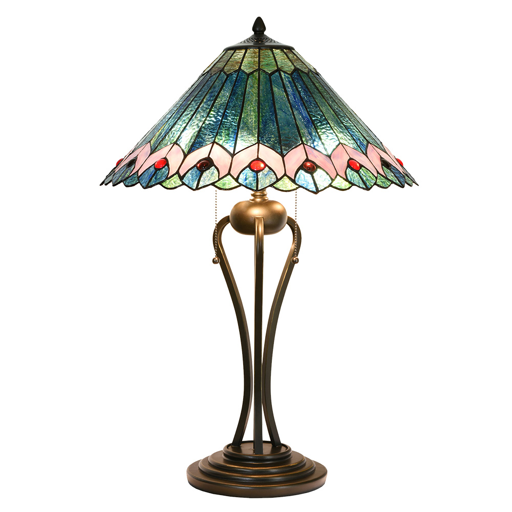 Lampe de table Tiffany Ø 48x73 cm E27/max 2x40W