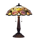 Lampada parete Tiffany Giallo, Verde, Rosa Ø 44x57 cm E27/max 2x60W