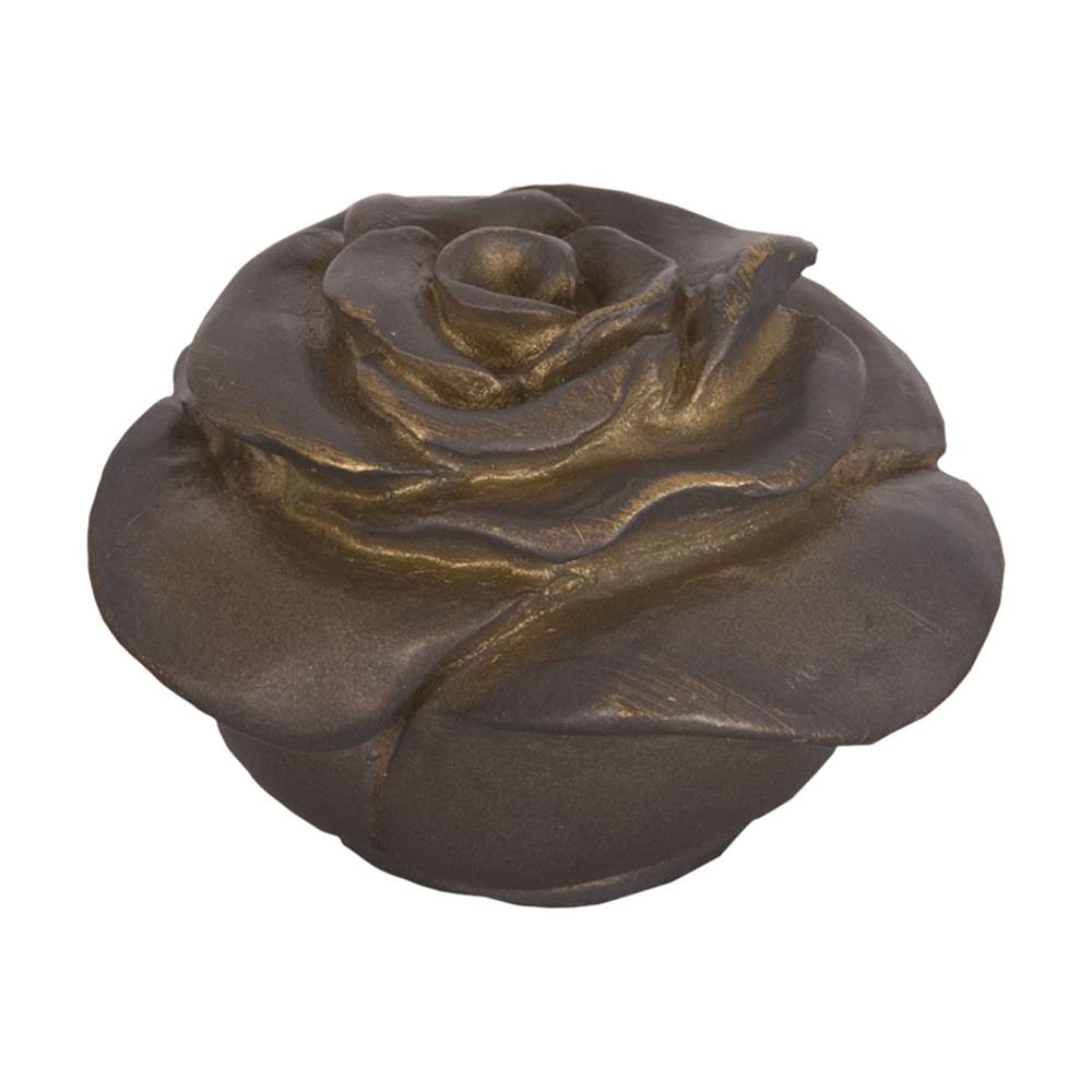 [5LL-5739] Pomello per Paralume Rosa Marrone Ø 4x3 cm
