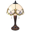Lampada parete Tiffany Beige, Verde Ø 30x50 cm E27/max 2x40W