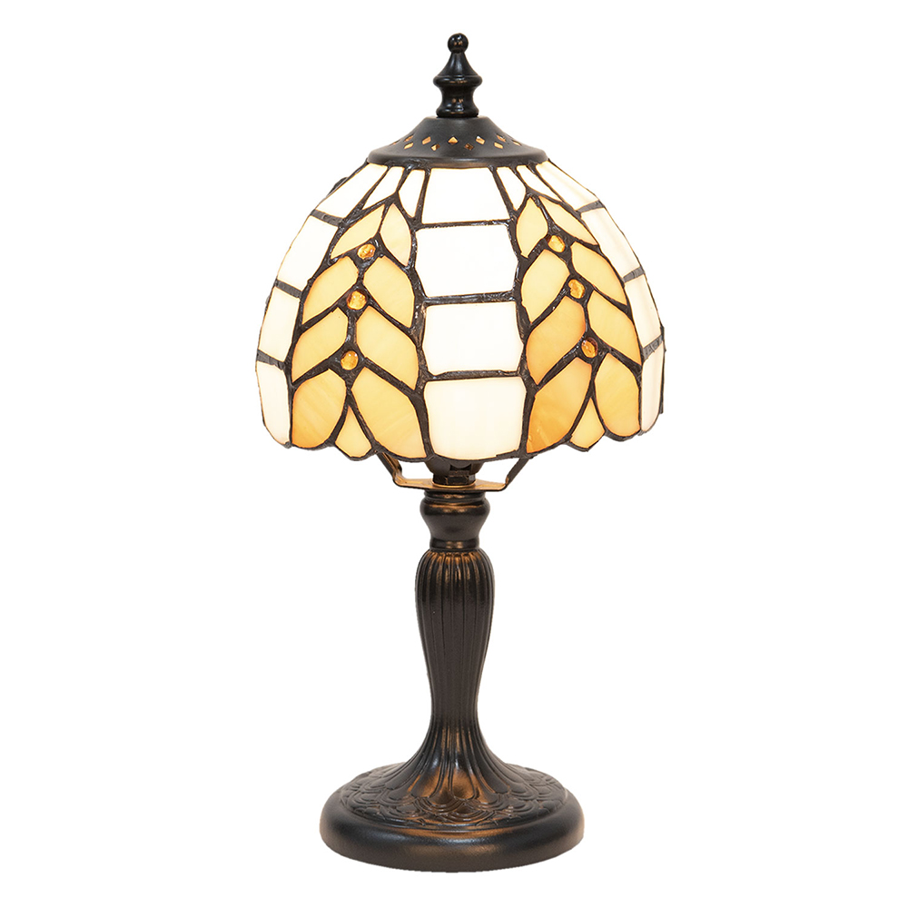 [5LL-5992] Tischlampe Tiffany Ø 14x29 cm E14/max 1x40W