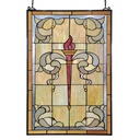 Pannello in Vetro Tiffany Verde 50x1x78 cm