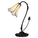 Lampada parete Tiffany Bianco Ø 17x43 cm E14/max 1x25W