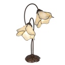 Tiffany Tischlampe Beige 41x23x57 cm E27/max 2x40W