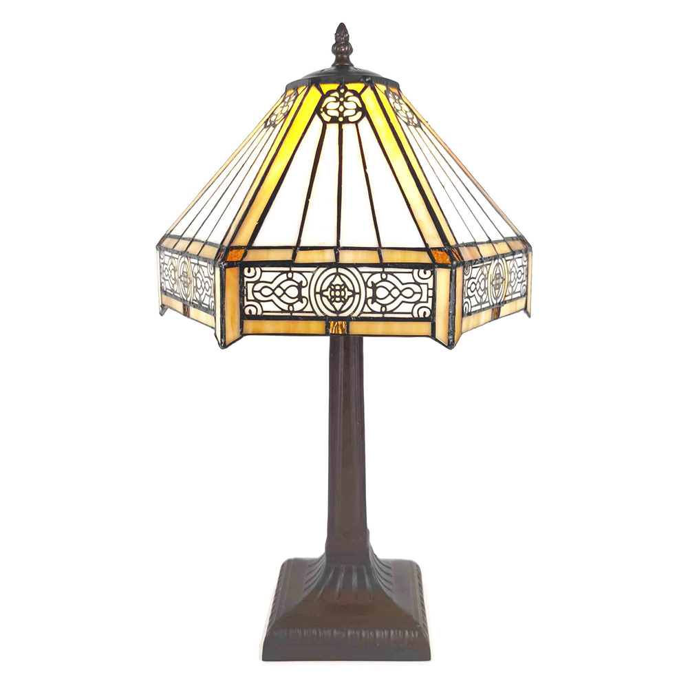 [5LL-6125] Table Lamp Tiffany Ø 30x50 cm E27/max 1x60W