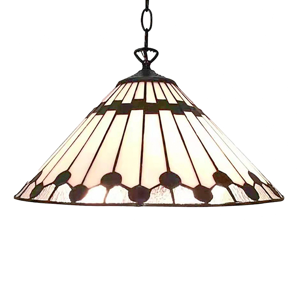 [5LL-6176] Suspension Tiffany Ø 40 cm E27/max 1x60W