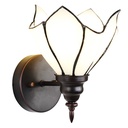 Tiffany Wandlampe Beige, Braun 23x17x19 cm E27/max 1x40W