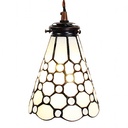 Pendant Lamp Tiffany White Ø 15x115 cm E14/max 1x40W