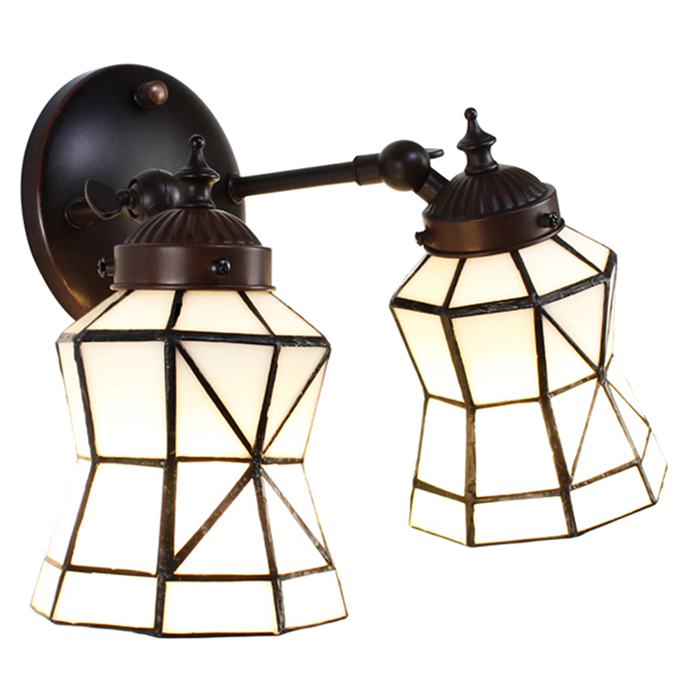 Wandlamp Tiffany 30x23x23 cm E14/max 2x40W