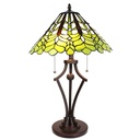 Lampe de table Vert Tiffany Ø 41x62 cm E27/max 2x60W