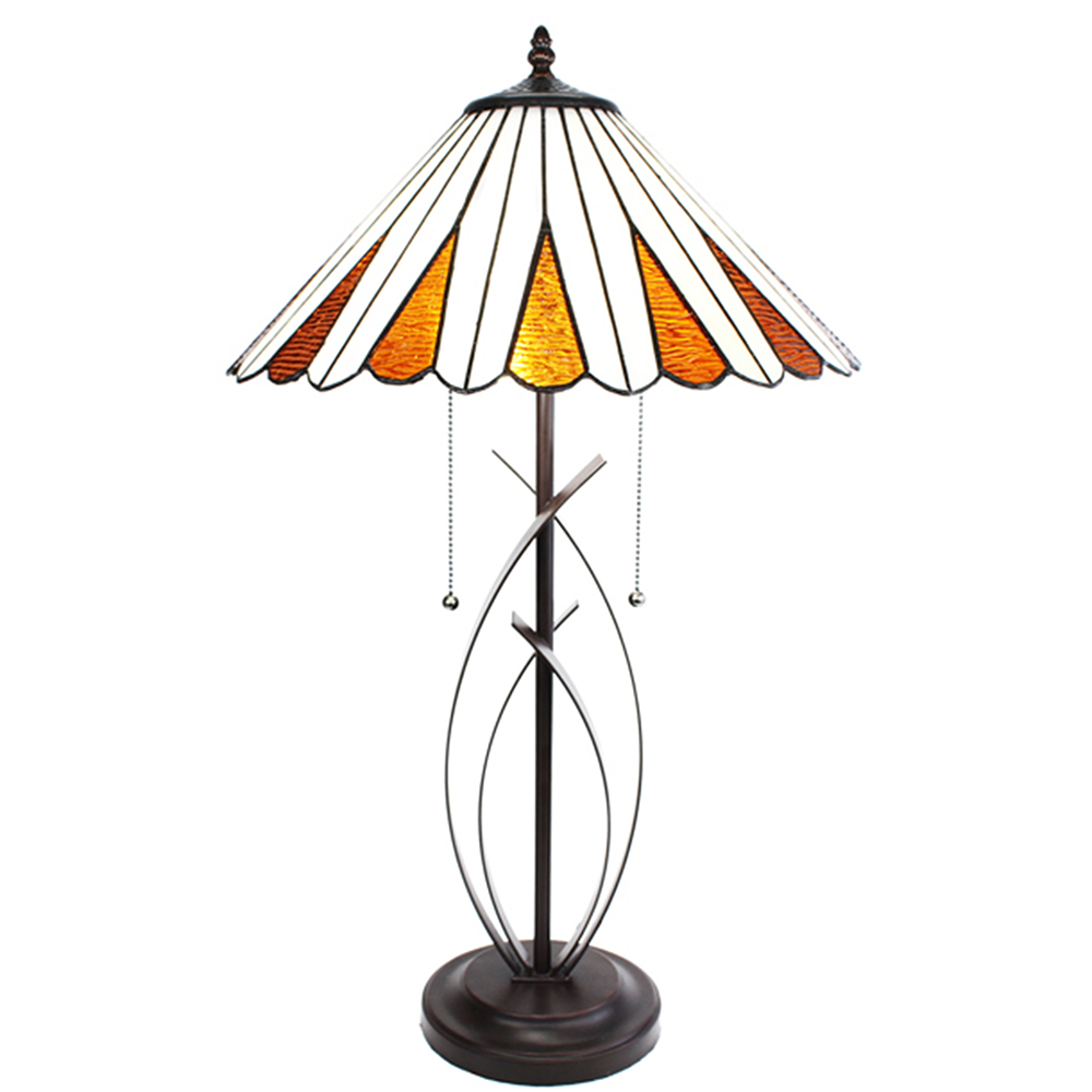 [5LL-6280] Tafellamp Tiffany Ø 41x69 cm E27/max 2x60W