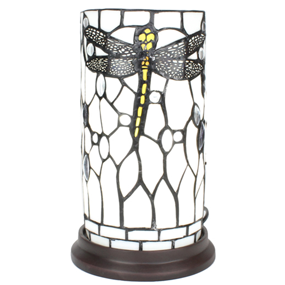 [5LL-6302] Tafellamp Tiffany Ø 15x26 cm E14/max 1x40W