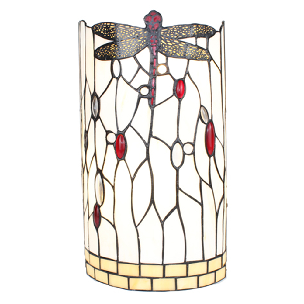 [5LL-6303] Wandlampe Tiffany 20x10x36 cm E14/max 2x25W