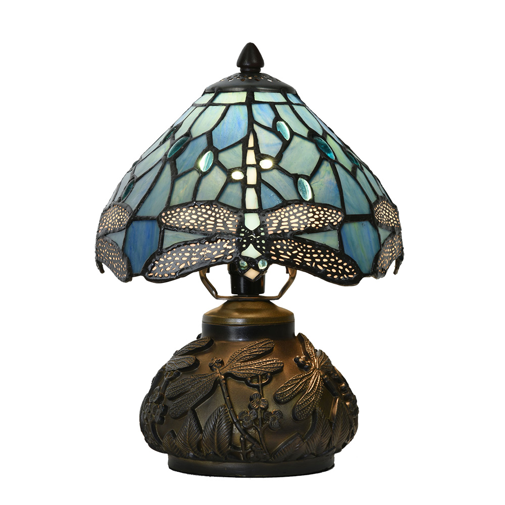 [5LL-6339] Tafellamp Tiffany Ø 20x28 cm E14/max 1x25W