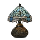Tiffany Tischlampe Blau Ø 20x28 cm E14/max 1x25W