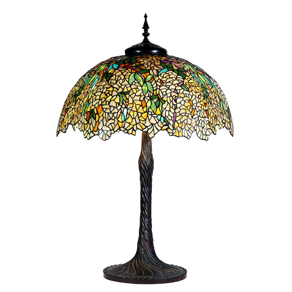 [5LL-6348] Tafellamp Tiffany Ø 56x83 cm E27/max 3x60W