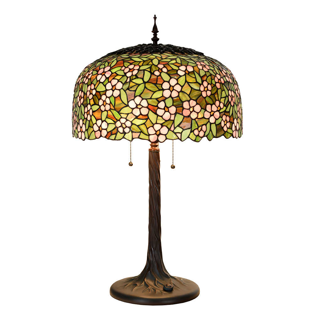 [5LL-6349] Tafellamp Tiffany Ø 46x72 cm E27/max 3x60W