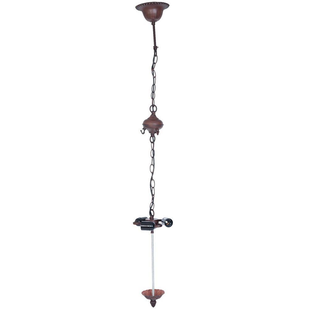 [5LL-8844] Ophanging Tiffany 16x16x95 cm E27/max 3x60W