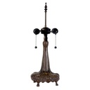 Lamp Base Table Lamp Tiffany Brown Ø 31x85 cm E27/max 2x60W