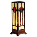 Table Lamp Tiffany 12x12x35 cm E14/max 1x40W