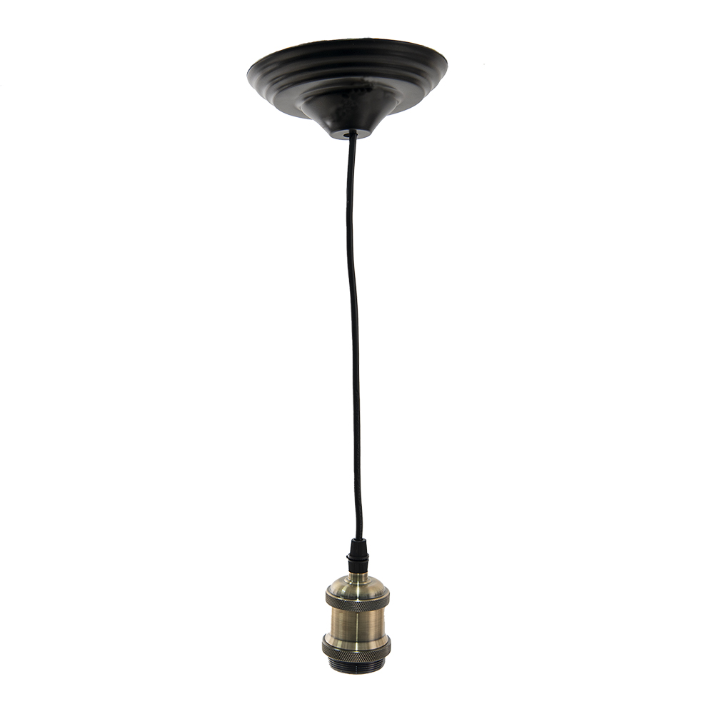 [5LL-95GR] Snoerpendel Ø 14x150 cm E27/max 1x60W