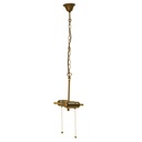 Ketting trekfitting Tiffanykap 15x16x160 cm E27/max 2x60W