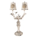 Table Lamp Beige Brown 39x21x74 cm E14/max 2x25W
