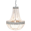 Pendant Lamp Grey Ø 54x72 cm E27/max 1x40W
