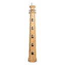 Floor Lamp Lighthouse Brown 23x23x140 cm E27/max 1x60W