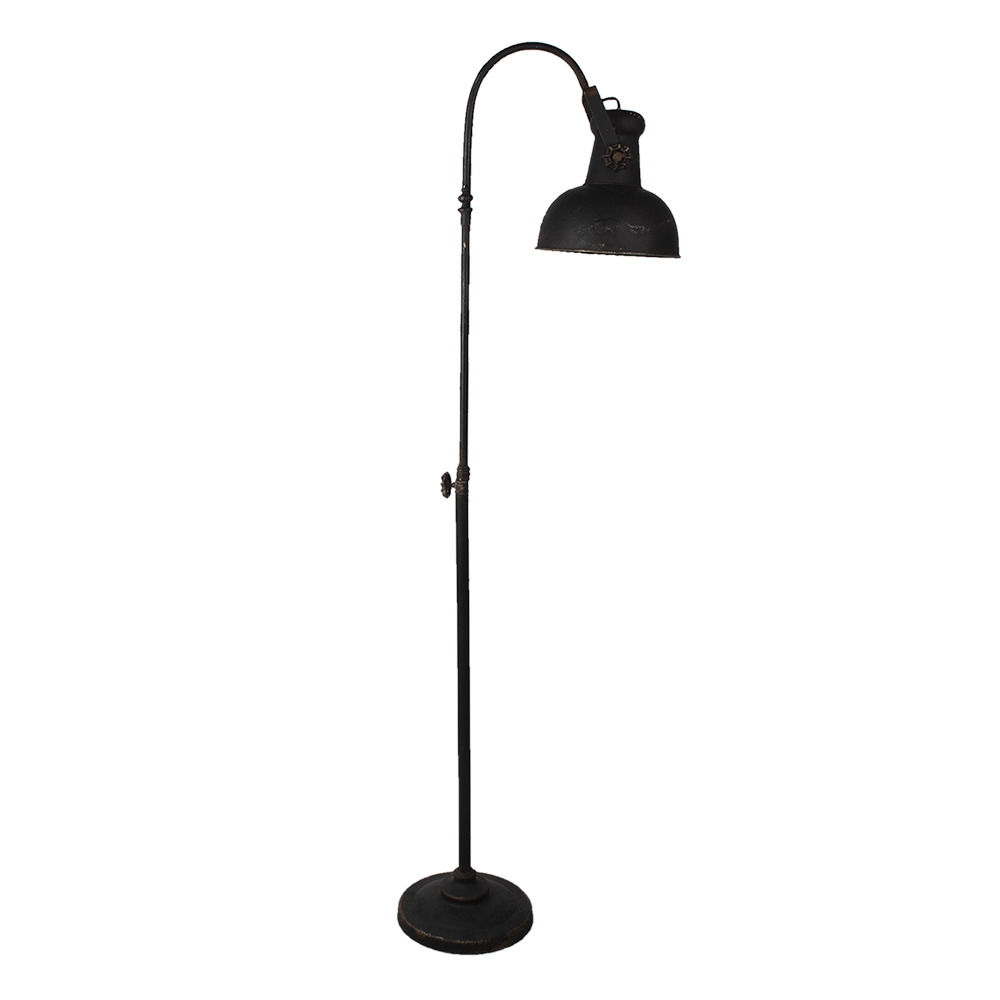 [5LMP341Z] Lampadaire Noir 59x27x189 cm E27/max 1x60W