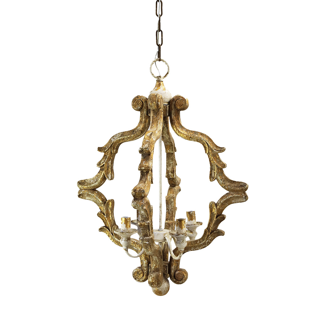[5LMP367] Lampe suspendue 41x41x75 cm E14/max 4x25W