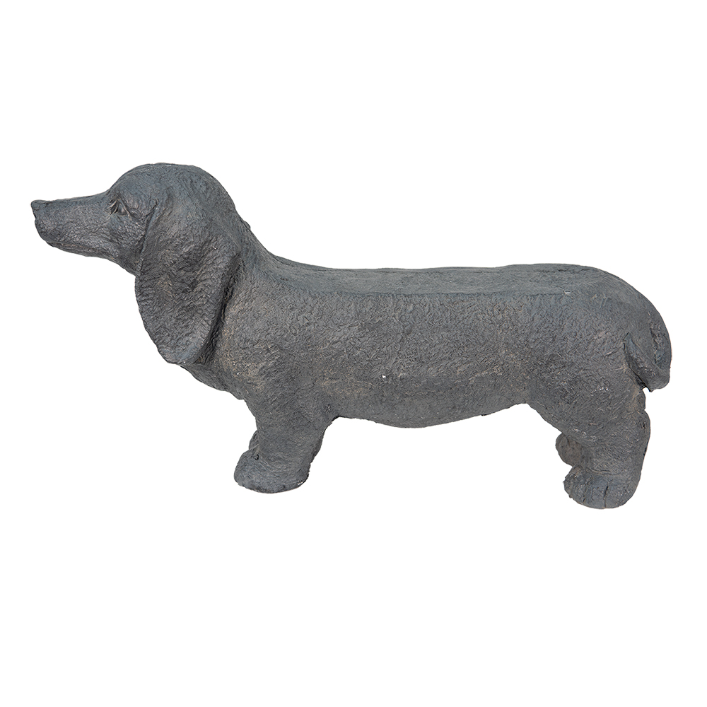 [5MG0019] Decoratie hond 74x19x39 cm