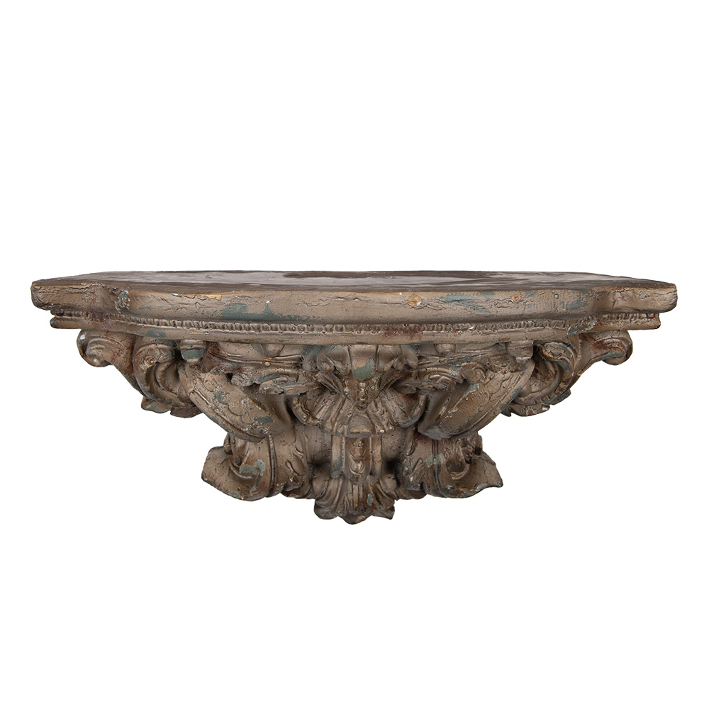 [5MG0060] Support mural Marron Vert 60x23x30 cm