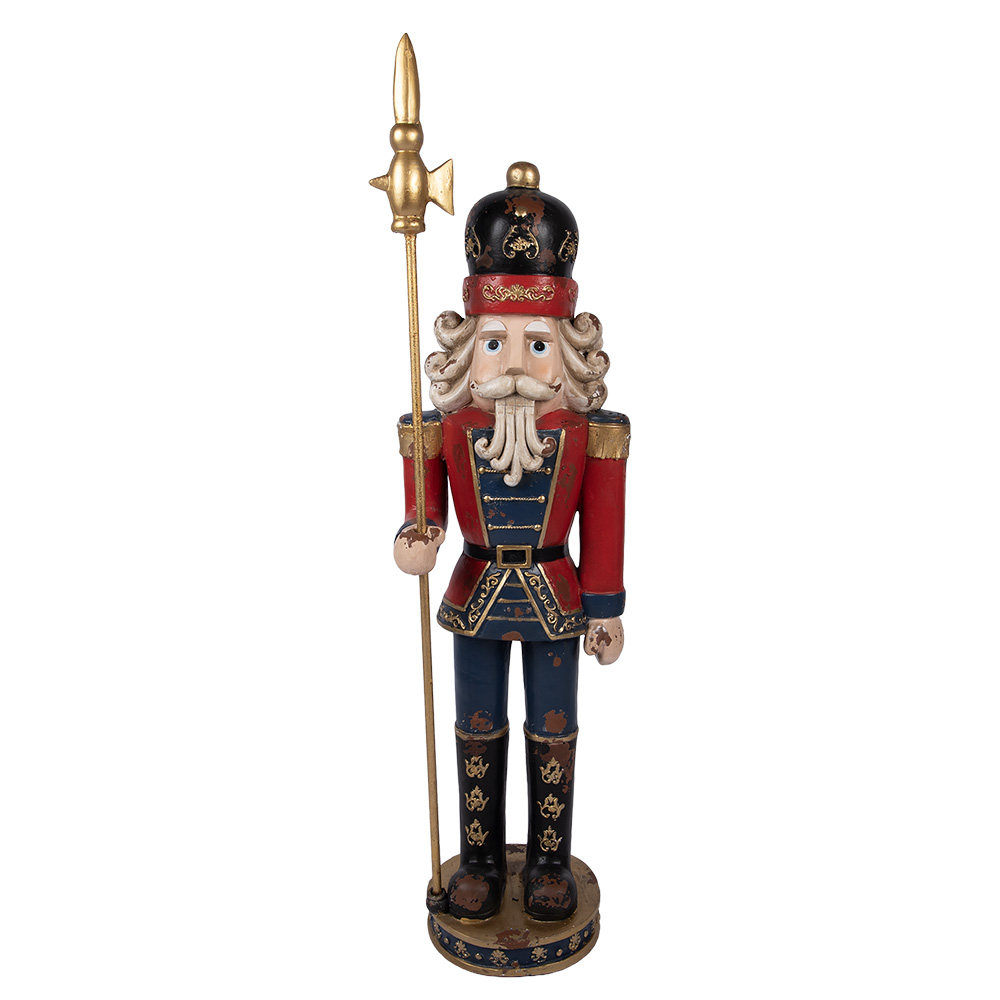 [5MG0075] Decoratie notenkraker 30x25x120 cm