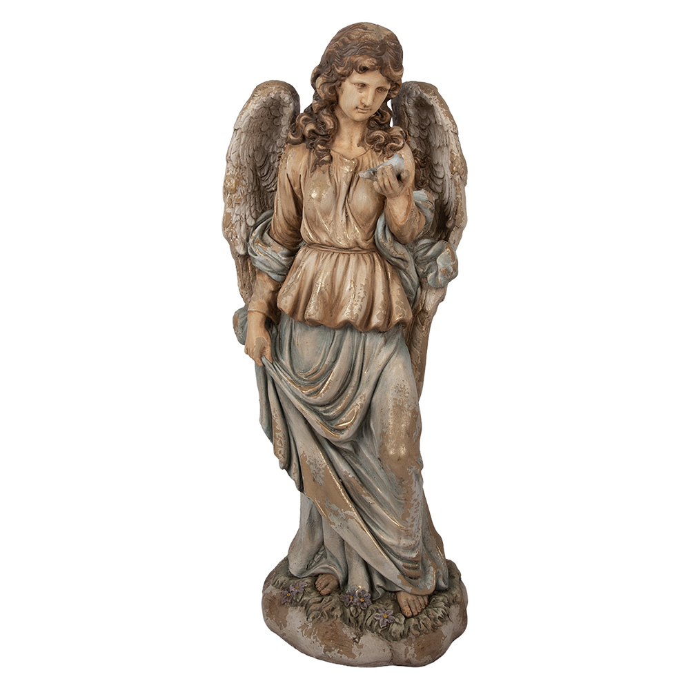 [5MG0079] Decoratie engel 40x30x100 cm