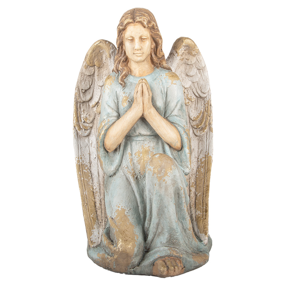 [5MG0084] Decoratie engel 34x36x55 cm