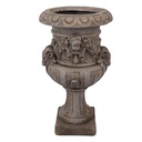 Vaso Porta Pianta Grigio 40x38x64 cm