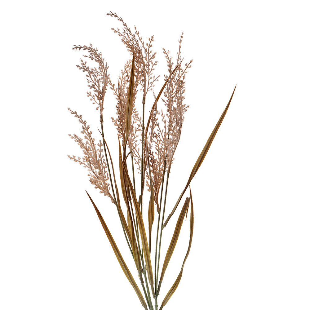 [5PL0057] Deko Ast Braun Grün 4x4x88 cm