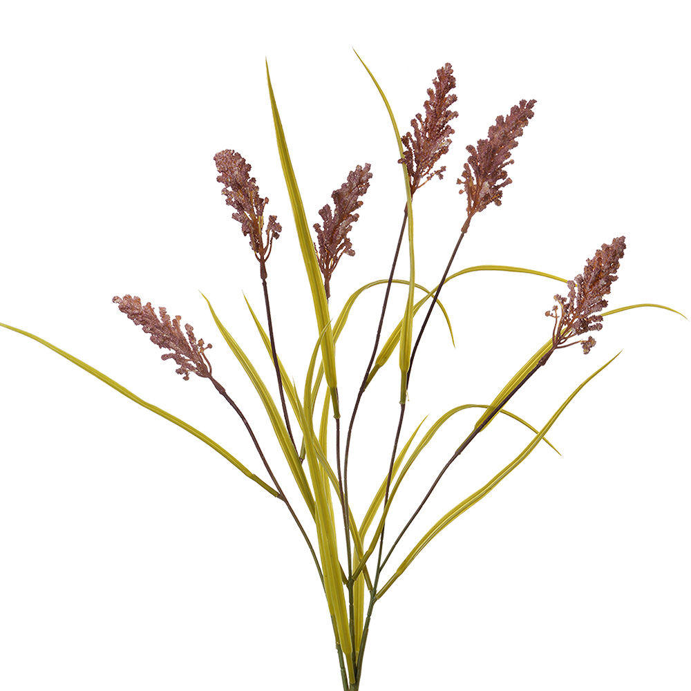 [5PL0063] Kunstblumen Violett Grün 15x5x85 cm