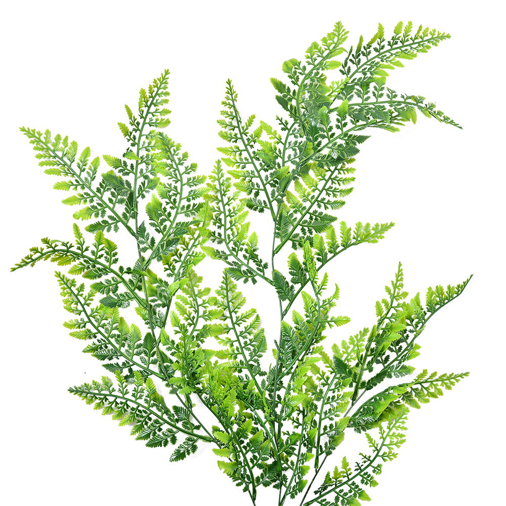 [5PL0071] Decorative Artificial Branch Green 15x5x80 cm
