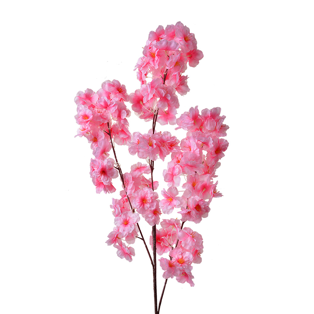 [5PL0076] Decoratie tak met bloemen 20x10x106 cm