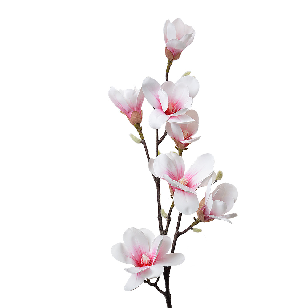 [5PL0098] Decoratie tak met bloemen 25x10x97 cm