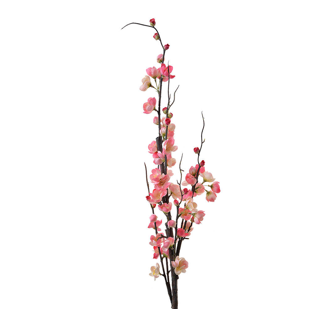 [5PL0110P] Decoratie tak met bloemen 7x7x115 cm