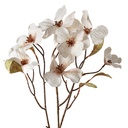 Fleur artificielle Blanc 12x8x72 cm