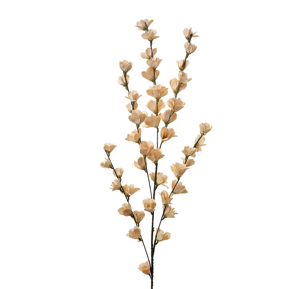 Decoratie tak met bloemen 102 cm
