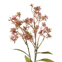 Deko Ast mit Blumen Rosa Grün 15x7x70 cm