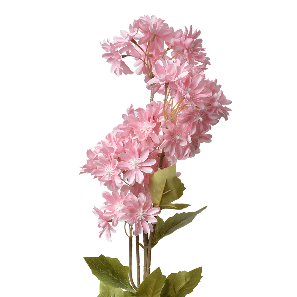 [5PL0125LP] Decoratie tak met bloemen 17x9x72 cm