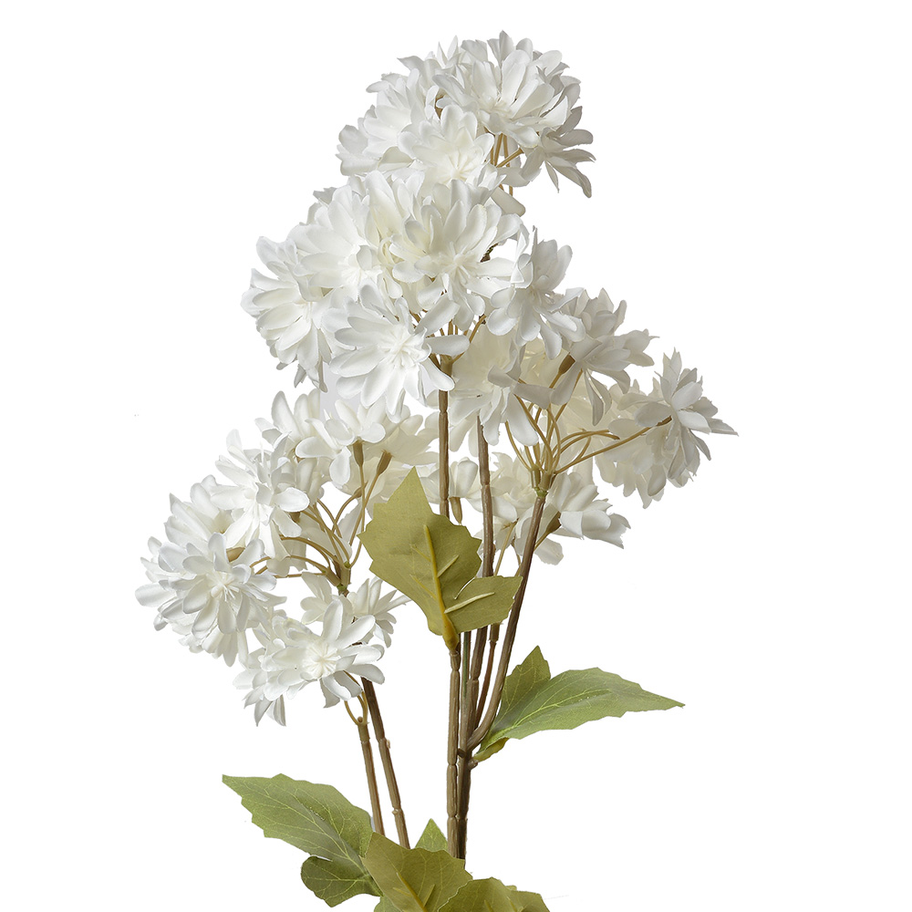 [5PL0125W] Decoratie tak met bloemen 17x9x72 cm