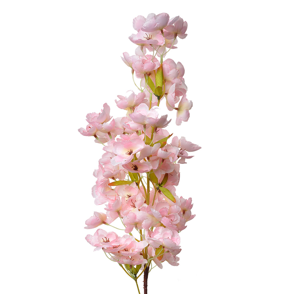 [5PL0131P] Decoratie tak met bloemen 16x8x98 cm